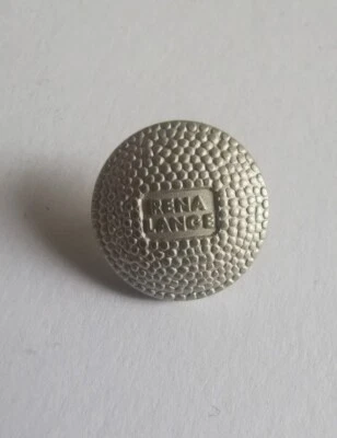 5 Bottoni  in metallo, Colore Argento  Diametro 20mm  Vintage con Gambo - Immagine 1 di 4