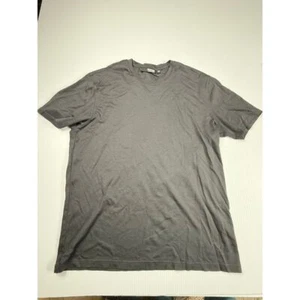 Murano Liquid Luxury Basic Gray T-Shirt Casual Cotton Crew Neck Classic Tee M - Picture 1 of 7