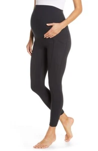 Neu Zella Maternity Live In 7/8 schwarze Leggings Damengröße XXSmall - Bild 1 von 6