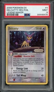 Pokemon PSA 9 Mint EX Legend Maker Reverse Holo Delcatty 4/92 (MD) - Picture 1 of 2
