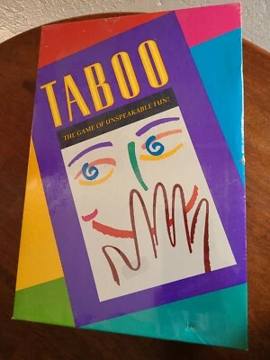 Juego tabú vintage 1989 nuevo stock antiguo sellado Milton Bradley Foto 1 de 4