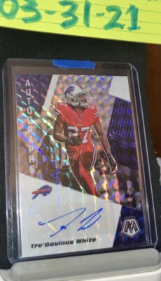 2020 Mosaic Football Autographs Tre’Davious White Silver Camo PRIZM Auto💎 - Image 1 of 4