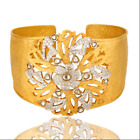18k Solid Gold Wedding bangle with Diamond For huolgei