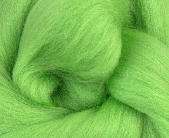 Super-wash merino wool roving tops for spinning, felting and other wool crafts. - Image 1 of 1