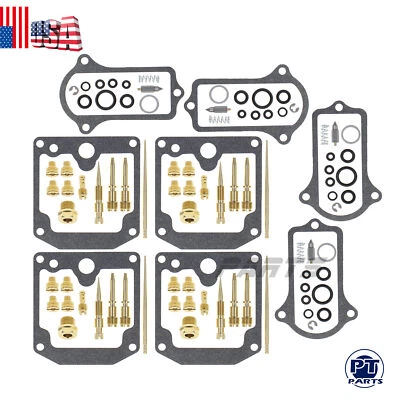 For 1978 1979 1980 Kawasaki Z 650 C KZ650C Z650C 4 Carburetor Repair Rebuild Kit - Image 1 of 4
