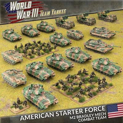 FLAMES OF WAR Team Yankee - American Starter Force M2 Bradley Mech Combat Team - TUSAB05