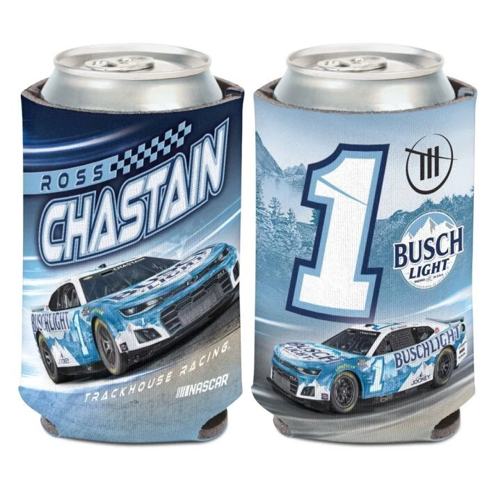 Ross Chastain 2024 Wincraft #1 Busch Light/Trackhouse Racing 12oz Can Coolie - Image 1 of 1
