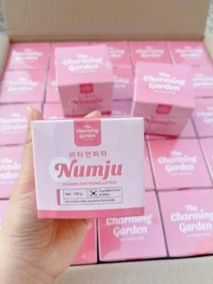 Numju Vitamin Whitening Lotion Black Armpits Elbows Knees Stretch Groin 100 g. - Image 1 of 4
