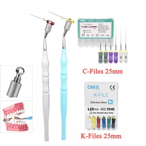 Soporte de lima endodóntica dental K-Files mango uso manual clip de conducto radicular dientes - Imagen 1 de 41