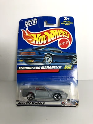 美泰风火轮 #235 FERRARI 550 MARANELLO 灰色 1999 — 第 1/2 张图片