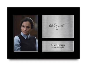 Impresión autógrafa firmada Alice Braga Dr Cecilia Reyes de The New Mutants A4 - Imagen 1 de 3