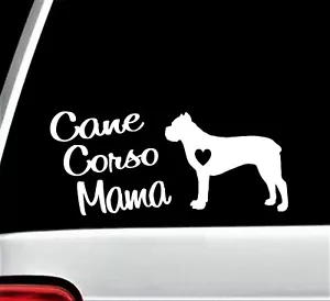 Cane Corso Mama Dog Decal Sticker | BG 696 - Picture 1 of 6