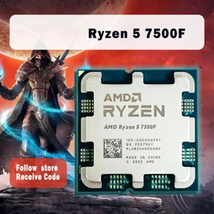 For AMD Ryzen 5 7500F R5 7500F 3.7GHz 6-Core 12-Thread CPU Processor 5NM L3=32M - Picture 1 of 10