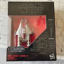 Star Wars The Force Awakens Black Series  2015  Titanium A Wing Toy Vehicle