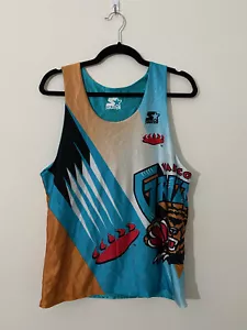 Vintage Starter Vancouver Grizzlies Reversible Jersey 90s Youth XL NBA Workout - Picture 1 of 7