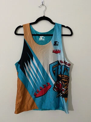 Camiseta reversible vintage Starter Vancouver Grizzlies años 90 juvenil XL entrenamiento de la NBA Foto 1 de 4