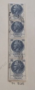 REPVBBLICA ITALIANA CARTE VALOR ROMA LIRE 300 4 POSTAGE STAMPS (OWNED 50+ YEARS) - Picture 1 of 6