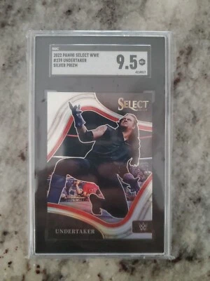 2022 Panini Select WWE #239 Undertaker Ringside Silver Prizm SGC 9.5 - Image 1 of 2