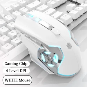 AJ120 Wired Gaming Mouse for Desktop Notebok PC Pink White Blue Mouse - Picture 1 of 12