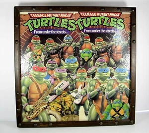 TORTUGAS NINJA MUTANTES ADOLESCENTES De colección Hecho a mano Madera Decoupage Imagen Colgante de Pared - Imagen 1 de 12