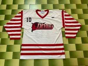 Devils #10 Ice Hockey Jersey Cardiff Devils Size Mens Large - Picture 1 of 11