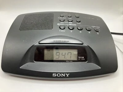 SONY Dream Machine Digital AM/FM Clock Radio (ICF-C233) Tested and Works Great - Image 1 of 4