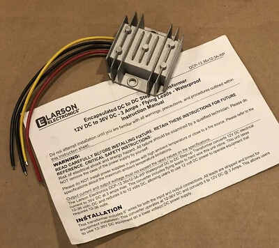 Larson Electronics DCP-12.36x12-3A-WP DC to DC Step Up Transformer - Image 1 of 4