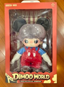 IN STOCK POPMART DIMOO WORLD × Disney Series Mickey Vinyl Plush Bag COOL - Picture 1 of 15