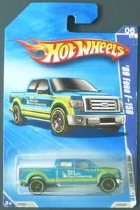 Hot Wheels #06 blue card Ford F-150 MOC - Picture 1 of 2