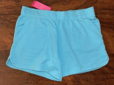 Lilly Pulitzer большой твердый синий горизонт KYLAR вязаные шорты Терри Pull-On 5» новый с Ярлыками - Изображение 1 из 4