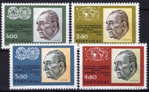 ZAYIX Portugal 1173-1176 MNH Gen Emilio Garrastazu Medici President 031023S135M - Picture 1 of 1