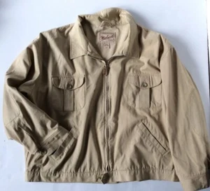 Vintage WOOLRICH Outdoorwear Tan Khaki Herren Jacke Größe 2XL - Bild 1 von 6