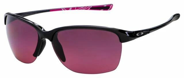 Oakley Unstoppable OO9191-10 Polarized Sunglasses - Black/Rose