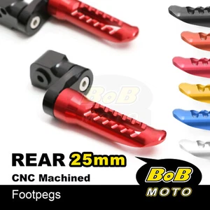 Billet BOB Rear Foot Pegs 2.5cm Adjustable For Suzuki GSX-S1000 15-19 17 18 19 - Foto 1 di 15