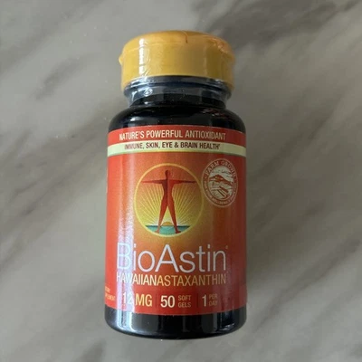 Suplemento dietético Nutrex Hawaii BioAstin Hawaiiina Astaxantina blanda 12 mg 50 ct Foto 1 de 4