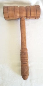 Großer Vintage Holzarbeiter Holzhammer/Hammer 14,5 Zoll - Bild 1 von 13