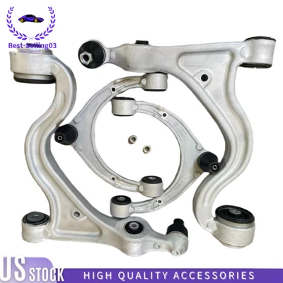 Kit de brazo de control inferior superior delantero 4 piezas para Porsche Panamera 2014 2015 2016 EE. UU. Foto 1 de 4