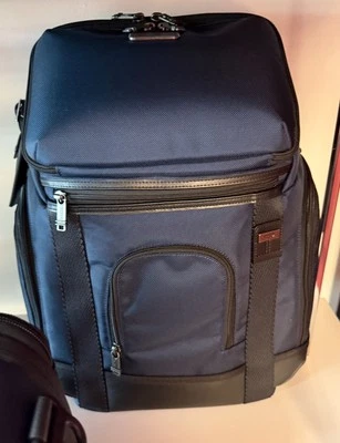 NEW Tumi Fremont PHINNEY LARGE Ballistic Nylon 17.75” Backpack - NAVY BLUE - Image 1 of 4