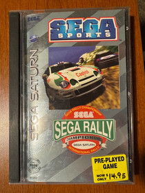 Sega Rally Championship International Rally Sega Saturn 1995 W/ Manual And Case