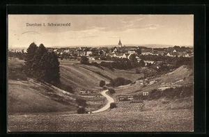 Dornhan /Schwarzwald, Ansichtskarte, Ortsansicht mit kleinem Fluss 1956 - Bild 1 von 2