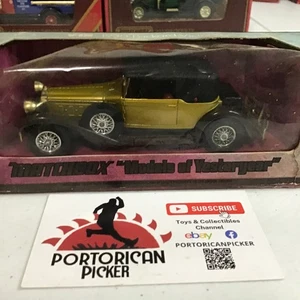 MATCHBOX MODELS OF YESTERYEAR MOY Y15 GOLD 1930 PACKARD VICTORIA CLASSIC 1/43 - Bild 1 von 5