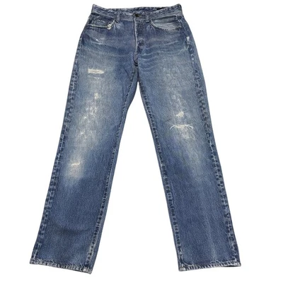 Rag & Bone Miramar Sweatpants Jeans Size 28 Straight Leg Distressed Terry Cotton - Image 1 of 4