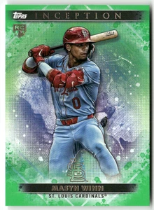2024 Topps MLB Baseball Inception No. 33 Masyn Winn Rookie Green - Bild 1 von 2