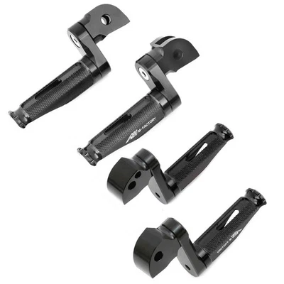 Pinos traseiros dianteiros ajustáveis pretos 25mm multifuncional para Yamaha MT-09 13-17 18 19 20 - Imagem 1 de 4