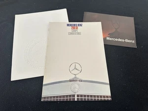 Mercedes Benz 280SE 1968 1969 cupé convertible catálogo W111 y folleto Euro Del - Imagen 1 de 20