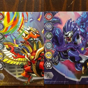 BAKUGAN Geogan Rising Collectable Metal Card  Gate 007 & 006 (Spin Master) - Bild 1 von 9