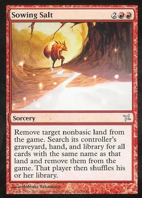 Sowing Salt - Medium Play MTG Betrayers of Kamigawa - Image 1 of 1