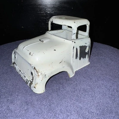 Camión de colección Tonka 1957 semi cabina parte pintura original años 50 AA,AAA grúa Foto 1 de 4