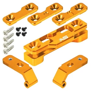 NS CNC Alu Front Upper Arm Mount (Camber 0,-1,-2)(GOLD)-Kyosho Mini-Z MR04 EVO 2 - Picture 1 of 2