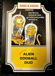 The Simpsons TCG Rare Card #39 Kang & Kodos - Picture 1 of 2